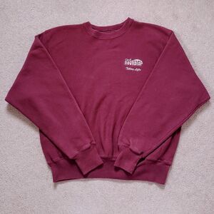 Vintage Y2K Ski Roundtop Champion Reverse Weave Medium Mens Burgundy Sweatshirt